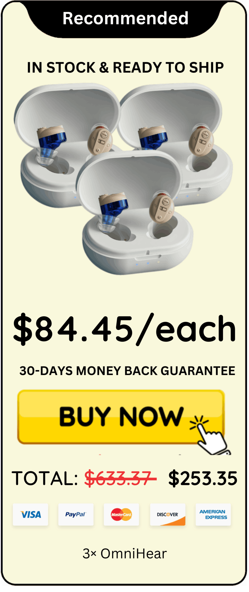 Omnihear Hearing Aids offer price 